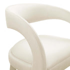 Modway Pinnacle Performance Velvet Bar Stool - Ivory Gold - Set of 2-9