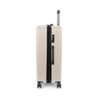 Bugatti Bordeaux Hardside Spinner Luggage - 30" - Beige-Lined interior with dividing panel, practical pockets, and tightening straps to keep content organized and in place