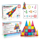 Picasso Tiles Rocket Set Magnetic Building Blocks - 36-Piece Set-They can even combine these tiles with other full sized PicassoTiles magnet construction blocks to give them more room to explore how creative they can be