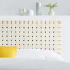 Modway Sparta Weave Vegan Leather Full Headboard with - Natural Beige-Vegan Leather Basketweave