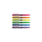 Pilot FriXion Light Erasable Chisel Tip Pen-Style Highlighters - Assorted Colours - 6 Pack-Highlight what you need and remove what you want