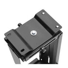 MotionGrey Under Desk PC Mount - Adjustable Computer CPU Holder with 360° Swivel for Desktop Towers - Black-Durable Steel Construction: Strong metal frame supports up to 22 lb (10 kg), ideal for long-term use in home offices or workstations