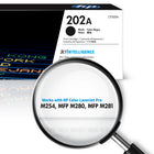 HP 202A (CF500A) Black Original LaserJet Toner Cartridge-Original HP toner cartridges produce an average of 71% more usable pages than non-HP cartridges