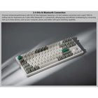 Keychron Q3 Max RGB Wireless Mechanical Keyboard - Red Switch - TKL Layout with Knob - Shell White-Hot-Swappable Switches: Personalize your typing experience on the fly with hot-swappable switches, allowing you to customize your keyboard with ease without soldering, supporting various MX style mechanical switches.