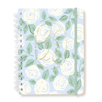 Graphique 2024-2025 Academic Roses Weekly/Monthly Desk Planner - 6" x 8"-18 Months