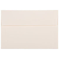 JAM Paper A8 Strathmore Invitation Envelopes - 5.5" x 8.125" - Natural White Laid - 50 Pack (75134I)-Natural White Laid Paper Envelopes