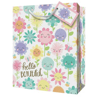 Millbrook Studios Gift Bags - Medium - Floral - 12 Pack-9" x 4" x 7"