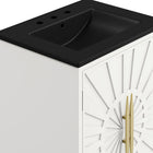 Modway Awaken 24" Bathroom Vanity - White/Black-10