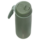 b.box Insulated Flip Top - 690 ml - Olive-Durable, flexible carry handle for on-the-go convenience