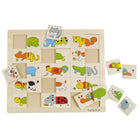 Beleduc Match & Mix Animals Puzzle - Set of 30-Playable as a memory or lotto game