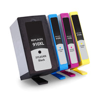 Staples 3YL65AN/3YL62AN/3YL63AN/3YL64AN HP 910XL Remanufactured Inkjet Cartridges - High Yield - Black, Cyan, Magenta, Yellow - 4 Pack-Compatible with: HP OfficeJet 8010; OfficeJet Pro 8018, 8020, 8022, 8025, 8028, 8035 (HP 910XL)