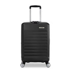 Samsonite Quest-X Spinner Carry-On Expandable - 21.5" - Black-Dual Spinner wheels make it easy to navigate narrow airplane aisles as well as over a variety of surfaces