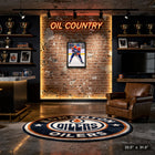 Leon Draisaitl Oilers Action - Framed Canvas - 22" x 31"-Finished size: 22.5x31.5