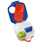 b.box Mini Lunchbox - Superman-Removable slide and glide divider allows you to adjust compartment size