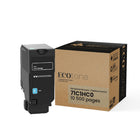 Ecotone Lexmark 71C1HC0 Reman Toner Cartridge - High Yield - Cyan-High-yield design helps reduce cartridge replacements and printing costs
