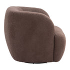 Zuo Govan Swivel Chair - Brown-Dimensions: 30.3" L x 29.9" W x 26.8" H