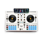 Hercules DJControl Mix Ultra Mobile DJ Controller for Smartphones-Touch-sensitive jog wheels: scratch, mix, and perform with precision, thanks to responsive jog wheels