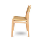 Plata Imports Rideu Armless Chair-Minimalist silhouette