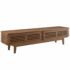 Modway Render 71" TV Stand - Walnut-Mid-Century Modern TV Stand