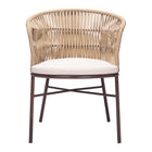 Zuo Freycinet Dining Chair - Natural - Set of 2-Removable and washable cushion cover