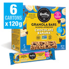 Healthy Crunch Chocolate Banana Granola Bars - 24 gr - 30 Pack-Gluten-free