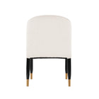 Manhattan Comfort Ola 21.46" Modern Chenille Upholstered Dining Chair - Cream - Set of 2-Delivered to you Fully Assembled! No Assembly Required