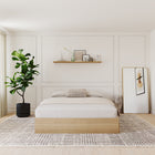 Nexera 3-Drawer Storage Bed Frame - Queen Size - Natural Maple-7
