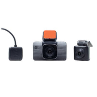 RSC duDuo X1 4K Ultra High Definition Dual Channel Dash Cam-Easily access your recorded videos, setup and manage your camera via the built-in 3.0" LCD screen