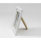 Splash Photo Frame - 4" W x 6" H - White-Frame Material: Wood