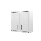 Manhattan Comfort Fortress Modern Garage Cabinet - 30" W x 30.3" H - White-30 Day Limited Manufacturer's Warranty