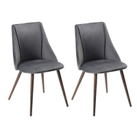 Homy Casa Desk Chairs with Armrests Beige Fabric  - 2 Pack-Comfortable Upholstery – Soft beige fabric offers a cozy and breathable sitting experience