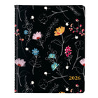 Blueline 2026 Dramatic Floral 14-Month Monthly Planner Printed Cover - 8'' x 5'' - Bilingual-One month per spread, one block per day