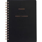 AT-A-GLANCE 2026-2027 Signature Weekly/Monthly Academic Planner - 8-1/2" H x 5-3/8" W - Black - Bilingual-13 months: July 2026 - July 2027