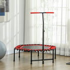 Soozier 45" Rebounder Trampoline for Adult - Red-Handle bar height adjusts to 46.1", 49.2", 52" (117cm, 125cm, 132cm)