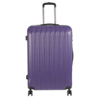 Nicci 3-Piece Luggage Set - Grove Collection - Purple-Interior: Security cross straps, Interior Zip compartment, Interior Mesh pocket