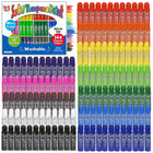 Kwik Stix Solid Tempera Paint Sticks Class 144-Piece Set - Classic Colours-Fast drying formula allows them to dry in 90 seconds