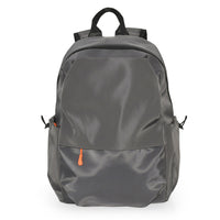 Club Rochelier City Hidden Pocket Contrast Backpack - Dark Grey-Interior padded laptop compartment with Velcro fastening