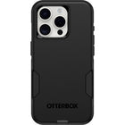 OtterBox Commuter Case for iPhone 15 Pro - Black-Textured sides for a secure grip you won't drop easily