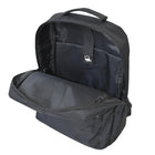 Club Rochelier Multi Zip Pocket Backpack - Black-Large front zipper pocket