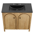 Modway Appia 36" Bathroom Vanity - Oak/Black-Assembly Required