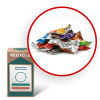 TerraCycle Snack Wrappers Zero Waste Box - 10" x 10" x 18" - Small-Use this box to recycle any kind of snack wrappers