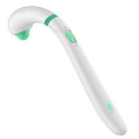 Pursonic Vibration Handheld Massager-Two speed settings to meet your needs, Curved design lets you easily massage hard-to-reach places, Ergonomic grip handle, Portable design so you can take it to the gym or while traveling, 