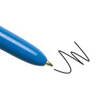 BIC 4-Colour Ballpoint Pen - Retractable - 1.0 mm - Assorted - 12 Pack-Retractable pens with a comfortable wide barrel and plastic clip