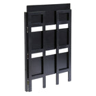 Winsome 3-Tier Folding and Stackable Shelf, Black-Folds up for storage or moving