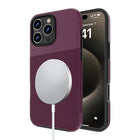 AXS PROTech Plus MagSafe Compatible Sleek Dual-layered Anti-Shock Case for Apple iPhone 16 Pro Max -Sangria-Drop resistant up to 10 feet
