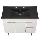 Modway Harvest 36" Bathroom Vanity - Grey/Black-8