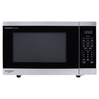 Sharp Carousel 1.4 cu. ft. Countertop Microwave Oven with Inverter Technology - Stainless Steel-1.4 cu. ft., 1100 Watt, Microwave Oven with Inverter Technology by SHARP 