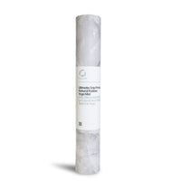 PurEarth Polyurethane Eco-friendly Slip Resistant Mat - White-Backside made of natural rubber, which not only makes the yoga mat more flexible, but it is also eco-friendly and hypoallergenic, suitable for all skin type