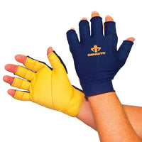 Impacto 525-20 3/4 Finger Impact Glove, Extra Large-Anti-impact and anti-vibration work glove