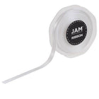 JAM Paper Double Faced Satin Ribbon - 3/8" W x 25 yd. - White-Colour: White
